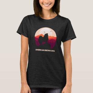 American Eskimo Dog Mountain for Hikers T-Shirt