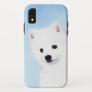 American Eskimo Dog Painting - Original Dog Art iPhone XR Case