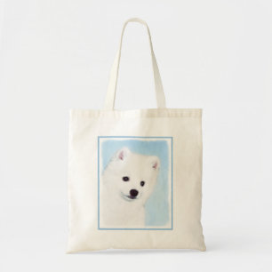 American Eskimo Dog Painting - Original Dog Art Tote Bag