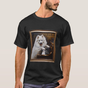 American Eskimo Dog Piano Dog  1 T-Shirt