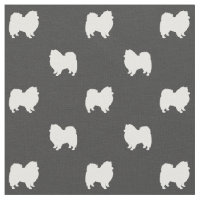 American Eskimo Dog Silhouettes Patterned