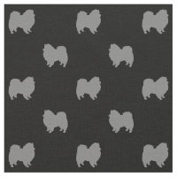 American Eskimo Dog Silhouettes Patterned