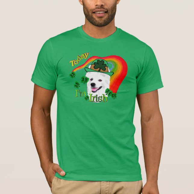 American Eskimo Dog St Patricks T-Shirt (Front)