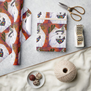 American Eskimo Dog Wrapping Paper