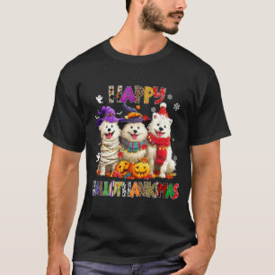 American Eskimo Dogs Christmas Xmas Men Women Kids T-Shirt