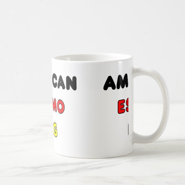 american eskimo flag in name coffee mug (Right)