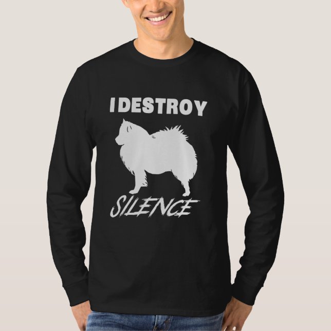 American Eskimo  I Destroy Silence T-Shirt (Front)