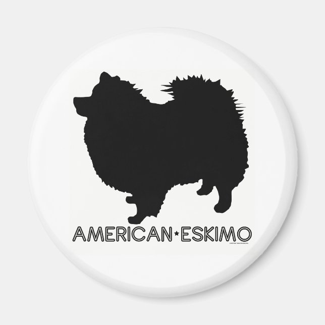 American Eskimo Magnet (Front)