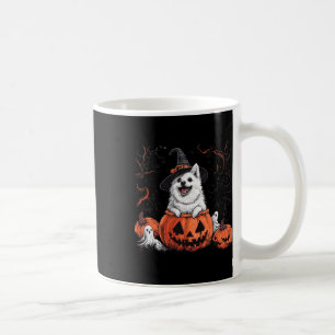 American Eskimo Pumpkin Halloween Thanksgiving Men Coffee Mug