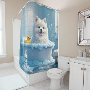 American Eskimo Sloppy Sleepy Cute Funny