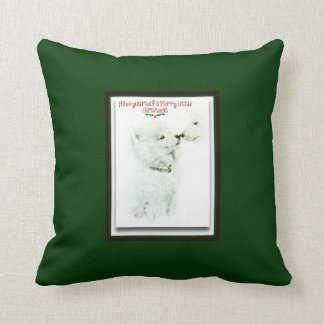 American Eskimo Throw Pillow