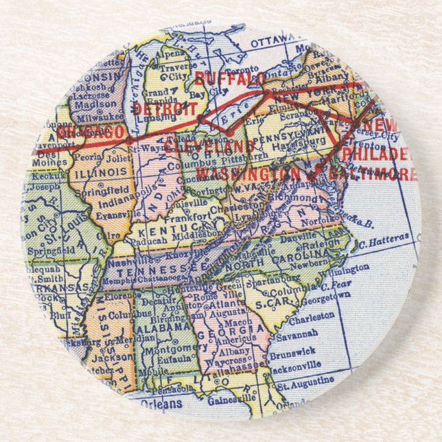 AMERICAN EXPRESS SHIPPING COASTER (Front)