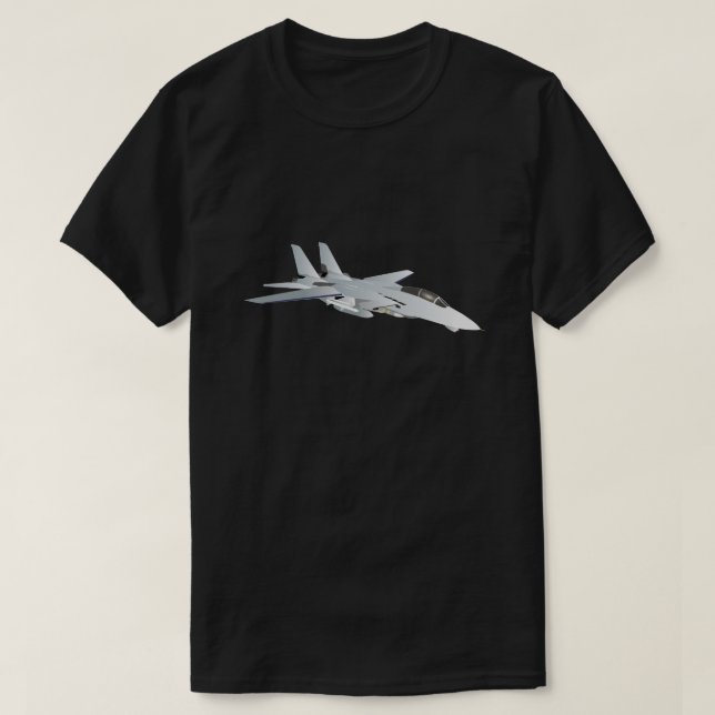 American F-14 Jet Fighter T-Shirt (Design Front)