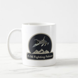American F-16 Jet Fighter Coffee Mug