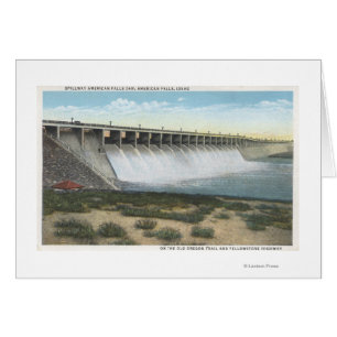 American Falls Dam Spillway, Oregon
