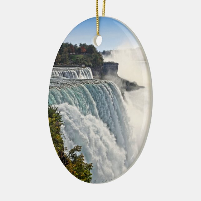 American Falls - Niagara Holiday Ornament (Left)
