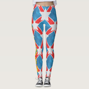 American Family Patriotic Summer Holidays Leggings