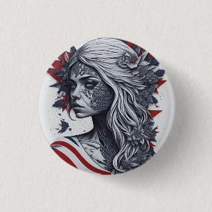 american fan 18 1 inch round button