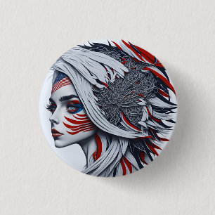 american fan 20 1 inch round button