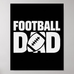 American Fantasy Football Player & Coach Dad G Poster