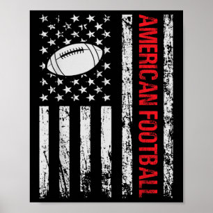 American Fantasy Football Player &amp; Coach Usa F Poster
