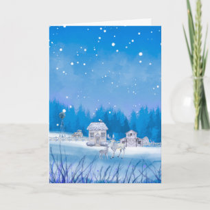 American Farm Signature Folded Holiday Card