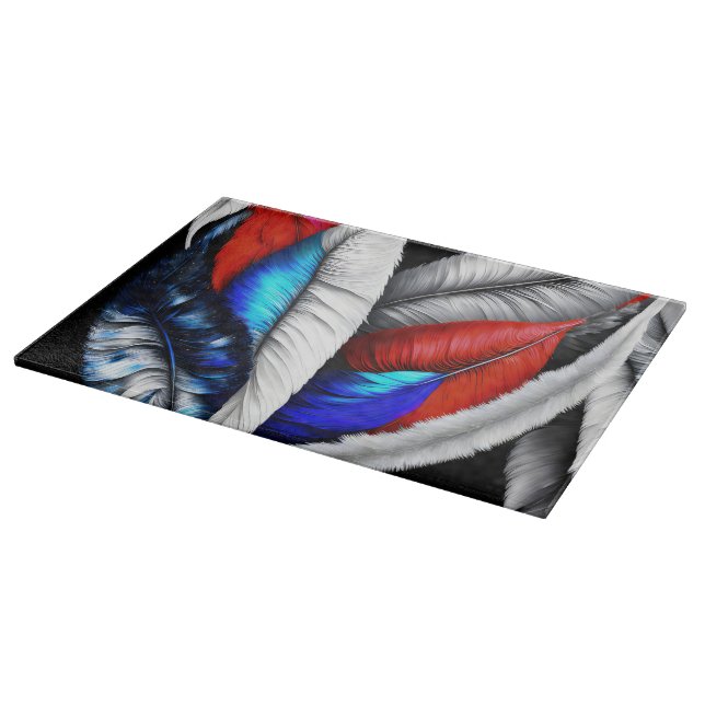 American Feathers Cutting Board (Corner)