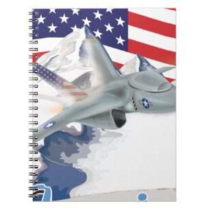 American fighter Jet Notebook