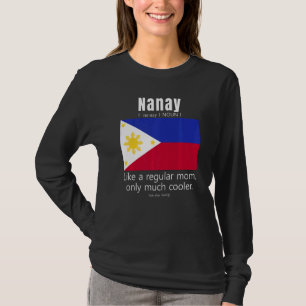 American Filipino Patriot Flag Mothers Day Philipp T-Shirt