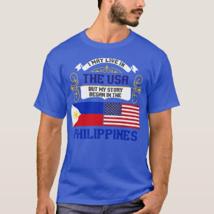 American Filipino Pinoy Gift USA Philippines T-Shirt