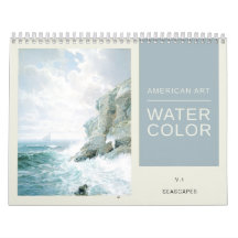 American Fine Art Watercolor Seascapes Paintings