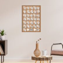 American Finger Alphabet 4 - brown /