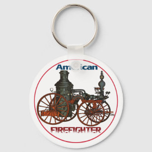 American Firefighter Keychain
