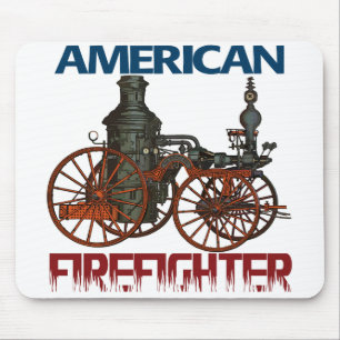 American Firefighter Mouse Pad