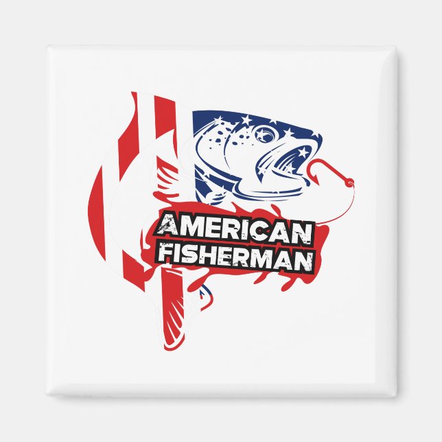 American fisherman magnet (Front)