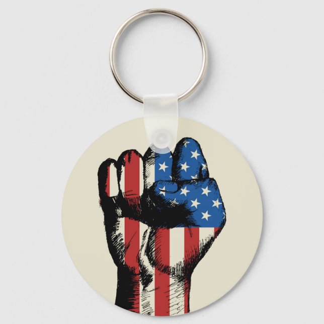 American Fist Keychain (Front)