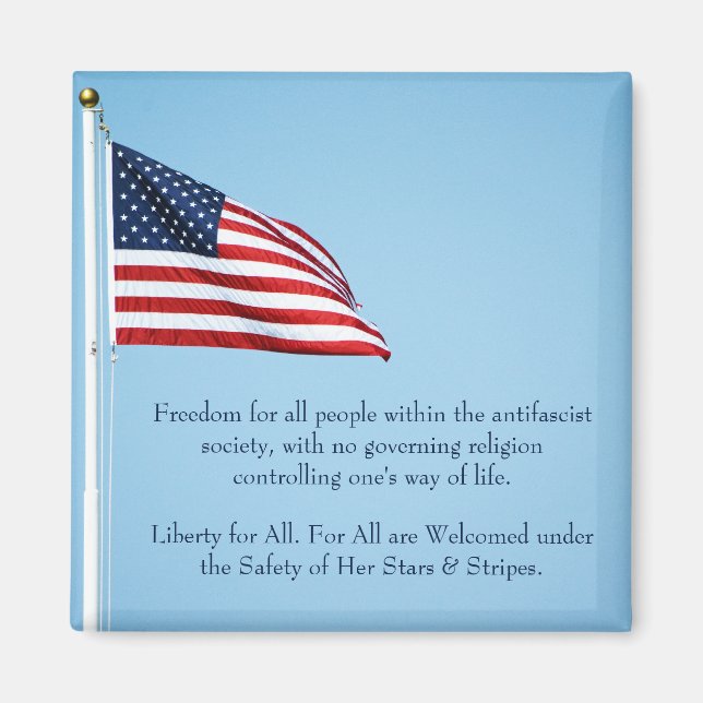 American Flag 2412 Magnet (Front)