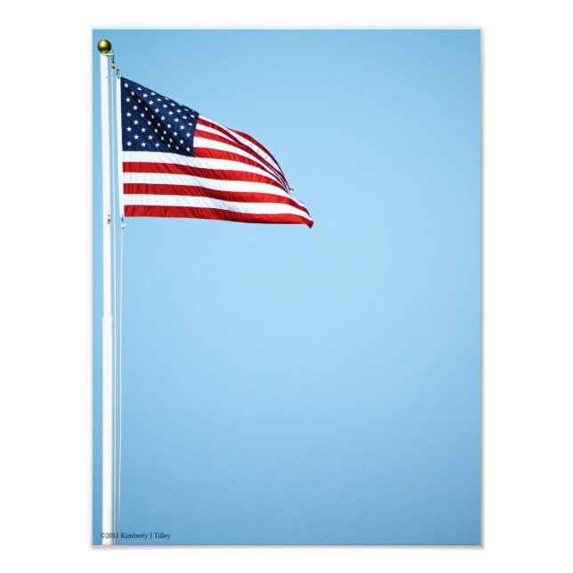 American Flag 2412 Photo Print (Front)