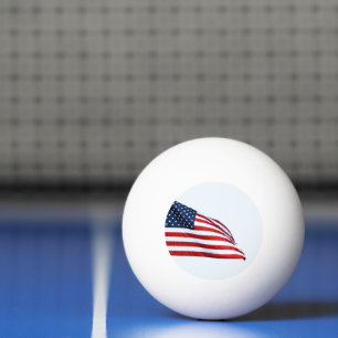 American Flag 2412 Ping Pong Ball