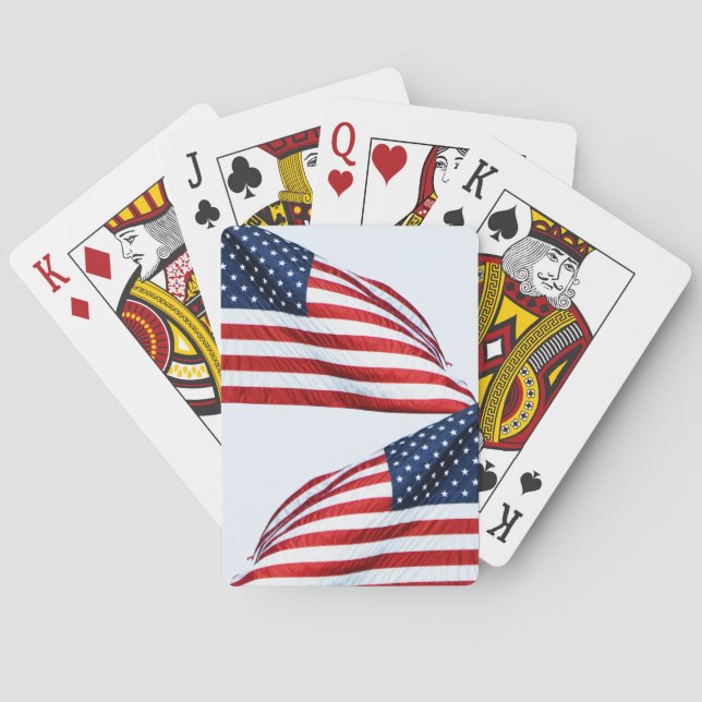 American Flag 2412 Playing Cards (Back)