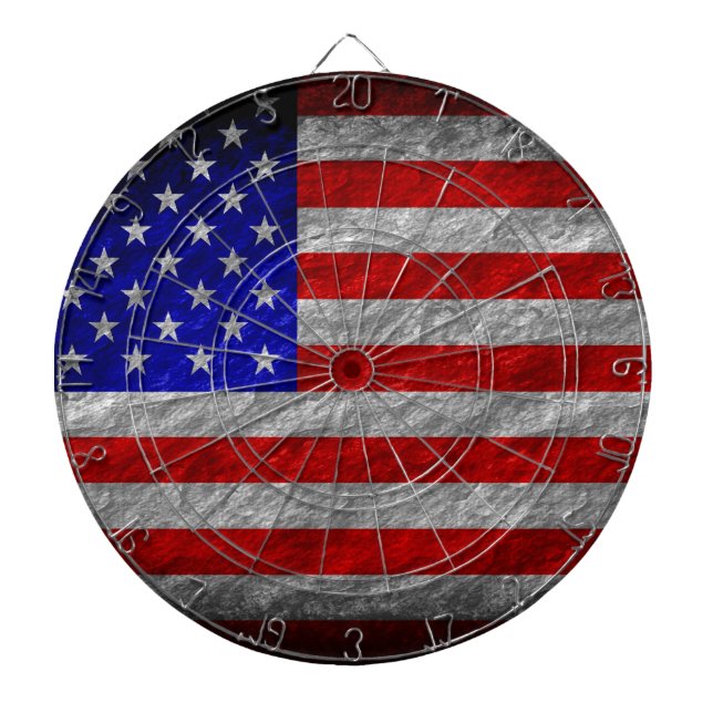 American Flag 2 Dartboard (Front)