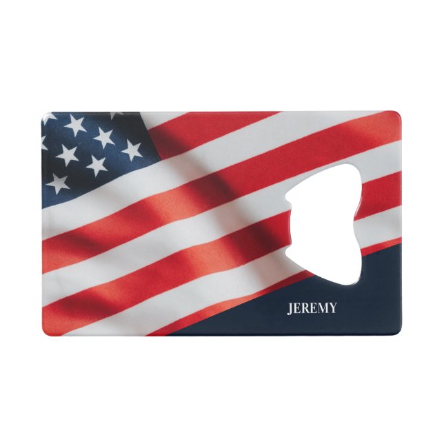 American Flag 4 juillet Jardin BBQ Party (Devant (Horizontal))