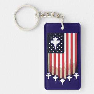 American Flag 4th of July-65079 Keychain