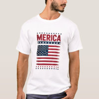 American Flag 4th of July Merica