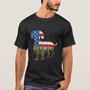 American Flag 4Th Of July Nature Dachshund T-Shirt