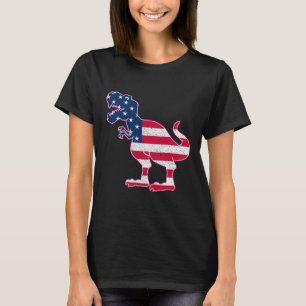 American Flag 4th Of July Patriotic Boys Gift T-Shirt
