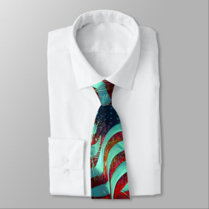 American Flag - 4th of July Tie