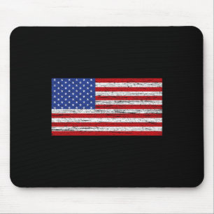 American Flag 4th Of July USA Patriotic  Mouse Pad