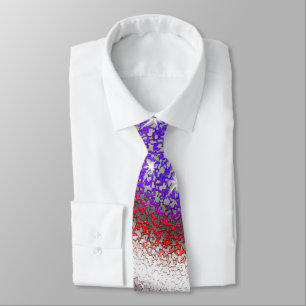 American Flag Abstract Tie