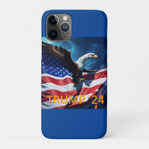 American Flag American Eagle TRUMP 2024 iPhone 11 Pro Case